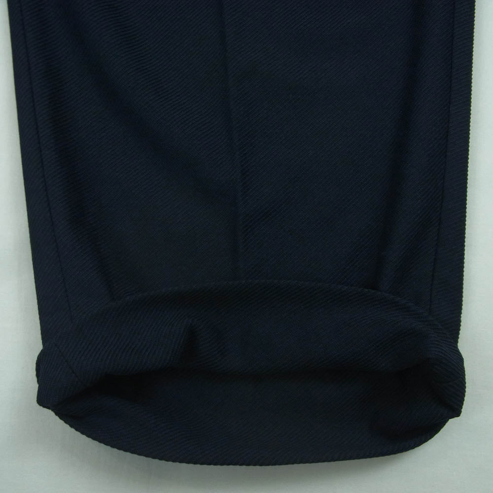 ネセサリーオアアンネセサリー 90012243 N.O.UN. SCHOOL POLY スクール ワイド スラックス パンツ ダークネイビー系 1【美品】【中古】