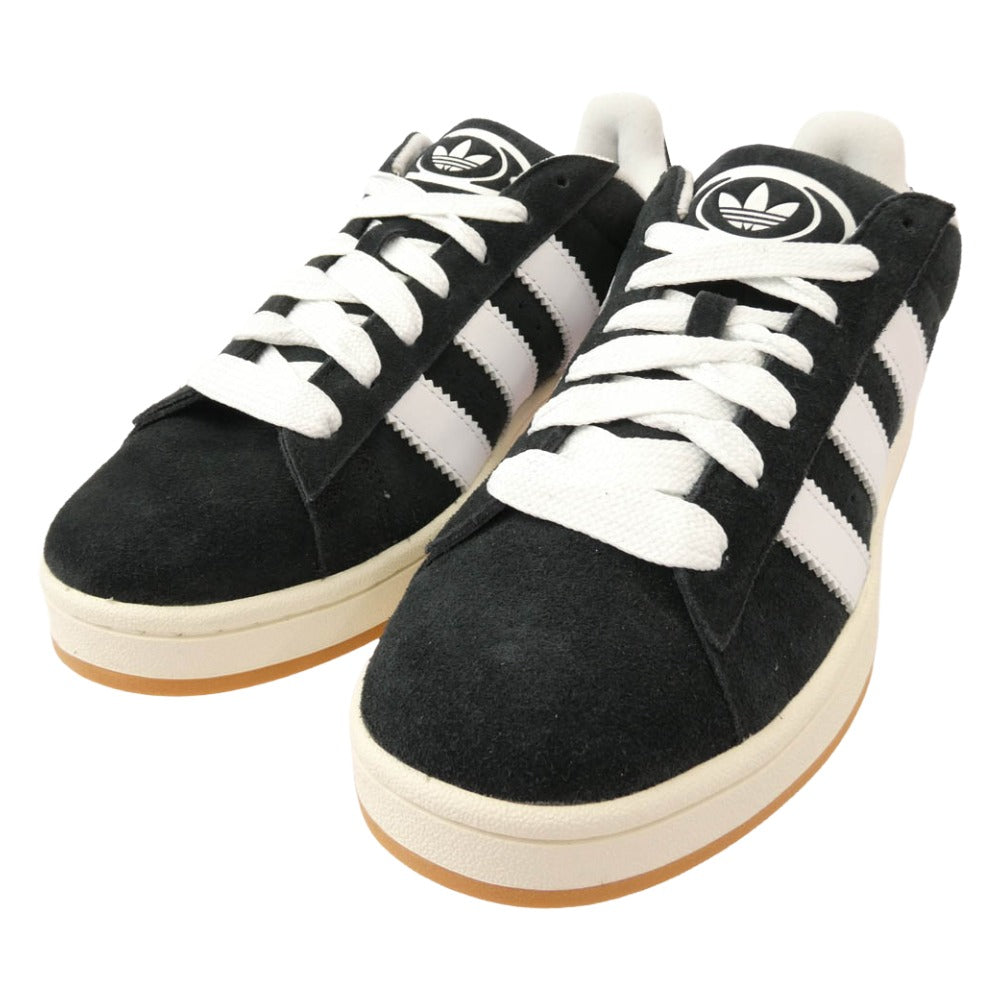 adidas アディダス HQ8708 Campus 00s キャンパス スエード スニーカー ブラック系 27.5cm【美品】【中古】
