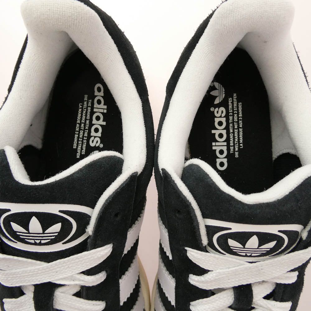 adidas アディダス HQ8708 Campus 00s キャンパス スエード スニーカー ブラック系 27.5cm【美品】【中古】