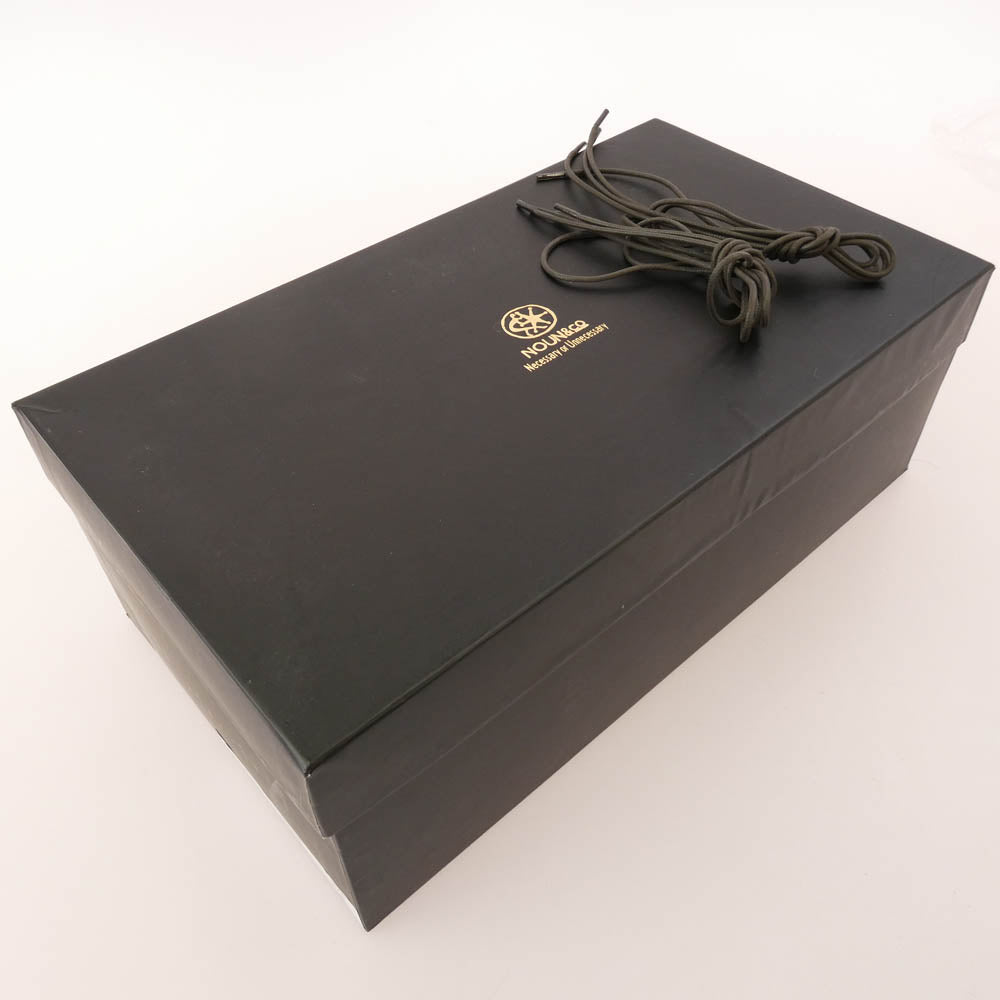 ネセサリーオアアンネセサリー 1601WCR N.O.UN GOLF ゴルフ クレープソール レザーシューズ キャメル系 8【美品】【中古】