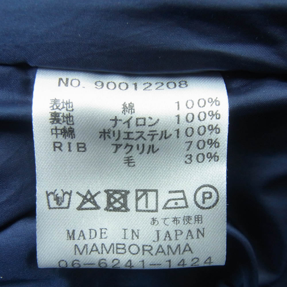 ネセサリーオアアンネセサリー 90012208 CAMPUS-1A バックサテン 中綿 ジャケット ネイビー系 1【中古】