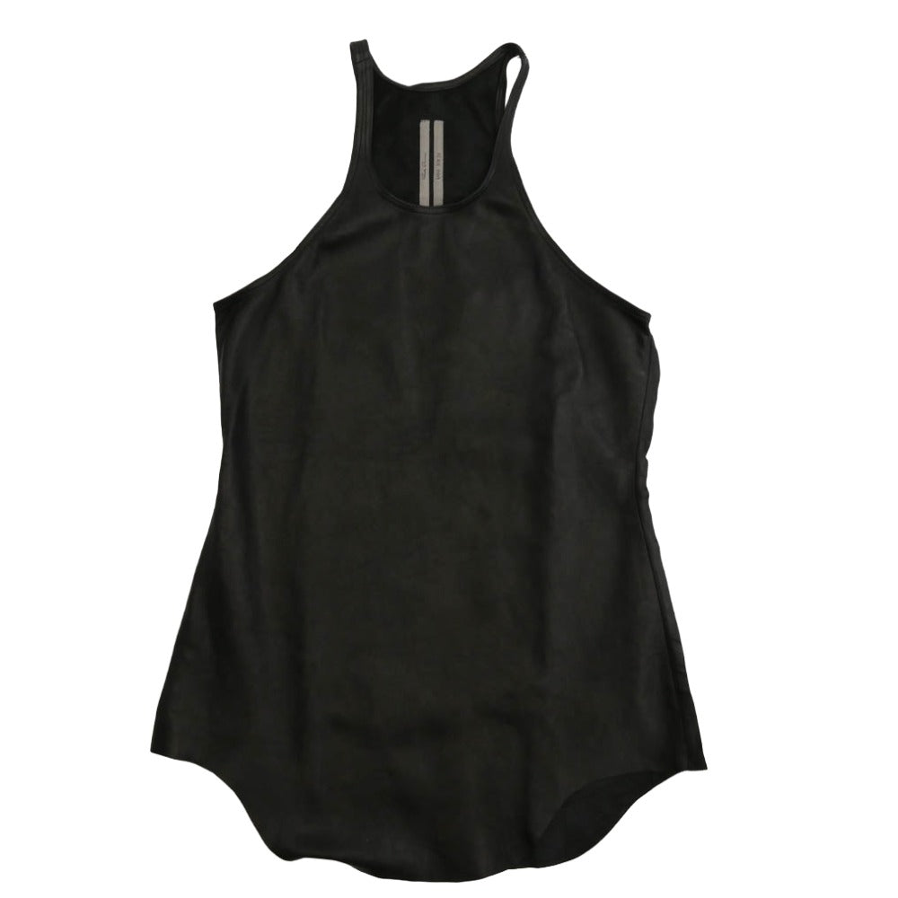 Rick Owens リックオウエンス 24SS RP01D2121-LNV LIDO期 ノースリーブ レザー タンクトップ ブラック系 40【中古】