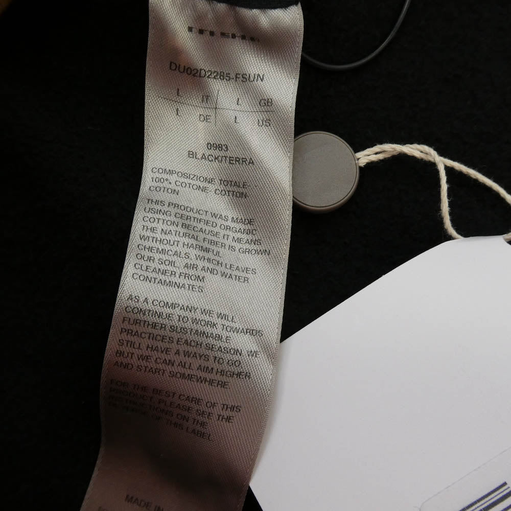 Rick Owens リックオウエンス 24AW DU02D2285-FSUN DRKSHDW ダークシャドウ Sun Pullover Hoodie サン プルオーバー パーカー フーディー L ブラック系 ブラウン系 L【美品】【中古】