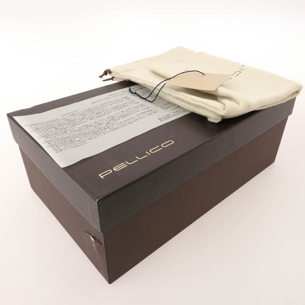 ペリーコ スエード ポインテッドトゥ パンプス グリーン系 35.5【中古】