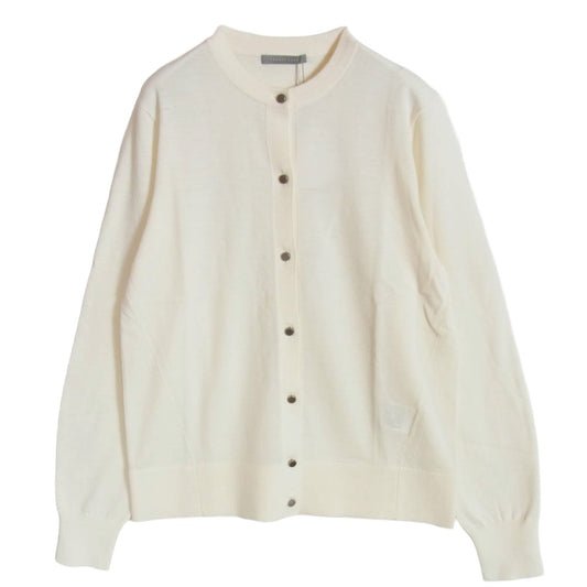 theory セオリー luxe リュクス カーディガン オフホワイト系 38【極上美品】【中古】