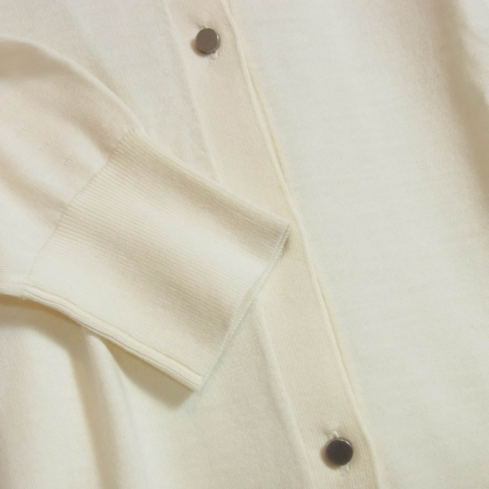 theory セオリー luxe リュクス カーディガン オフホワイト系 38【極上美品】【中古】