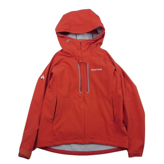 mont-bell モンベル 1106571 パウダーシェッド パーカ ロゴ ジャケット レッド系 S【中古】