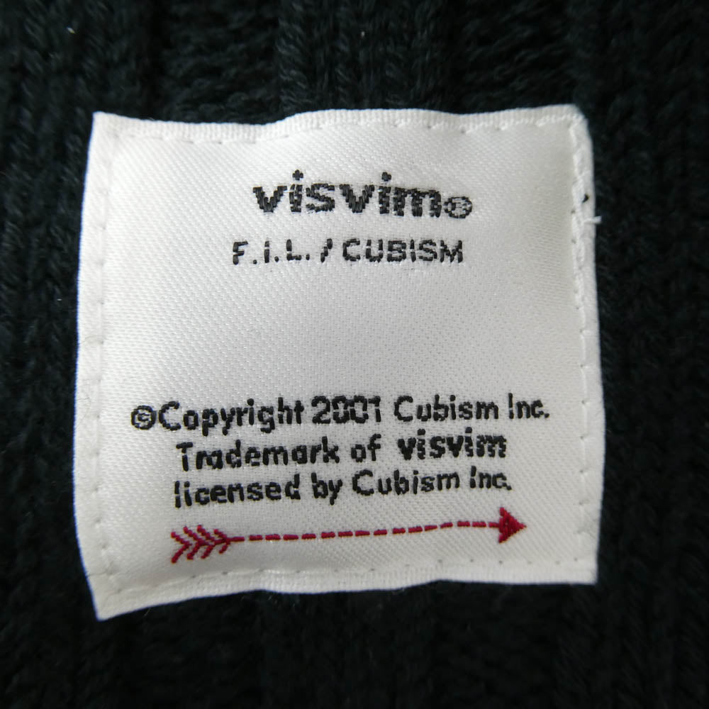 VISVIM ビズビム 23SS 123103003005 0123103003005 KNIT Cap コットン ニット キャップ ブラック系 F【中古】