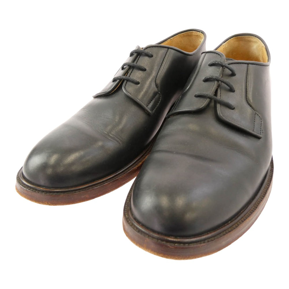 A.P.C. アーペーセー H53084 レザー プレーントゥ シューズ ブラック系 43【中古】