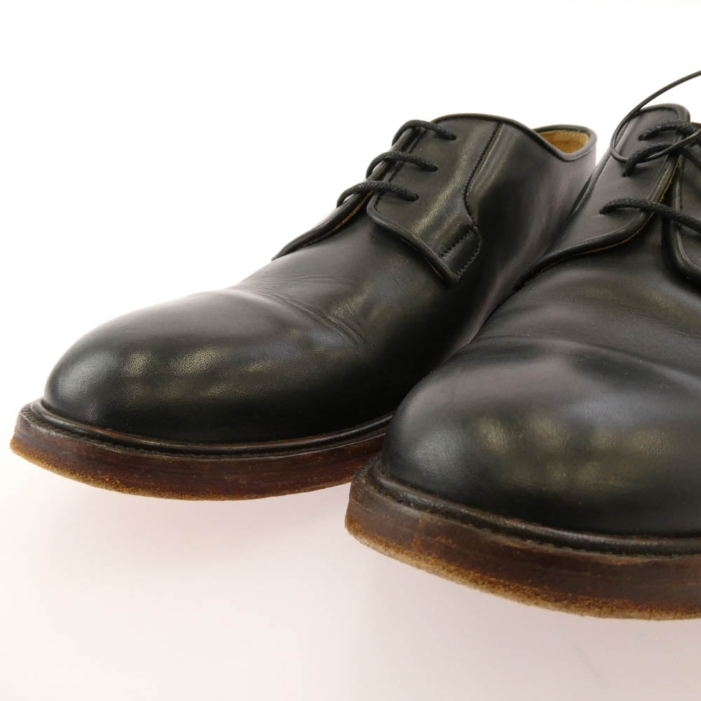 A.P.C. アーペーセー H53084 レザー プレーントゥ シューズ ブラック系 43【中古】