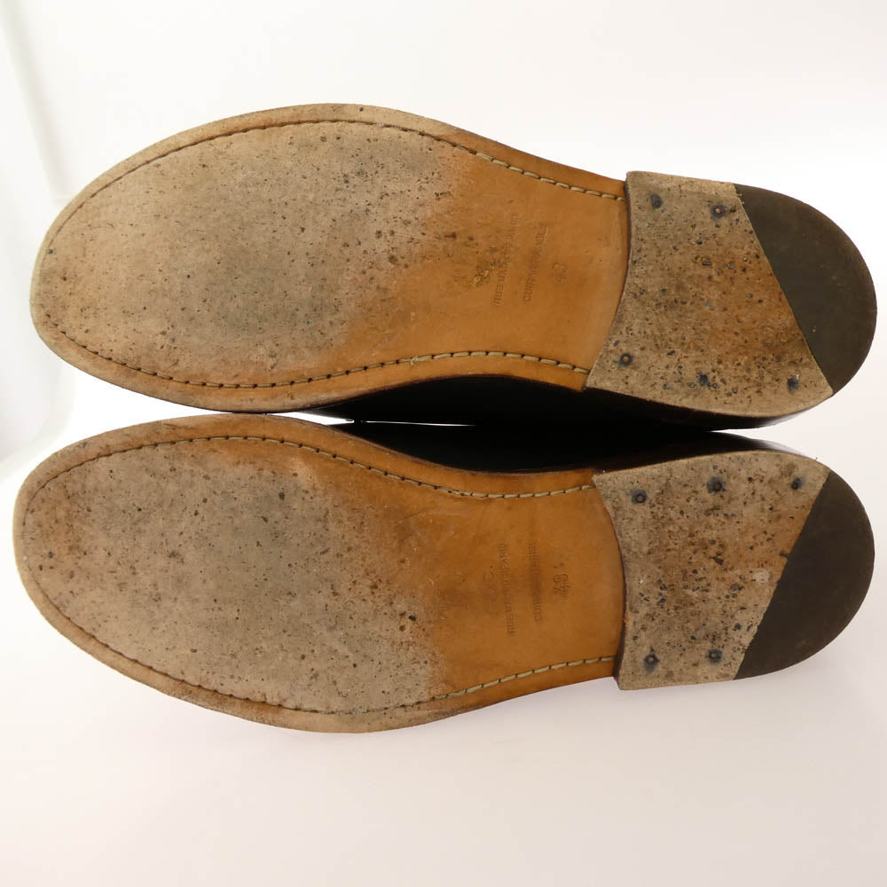 A.P.C. アーペーセー H53084 レザー プレーントゥ シューズ ブラック系 43【中古】