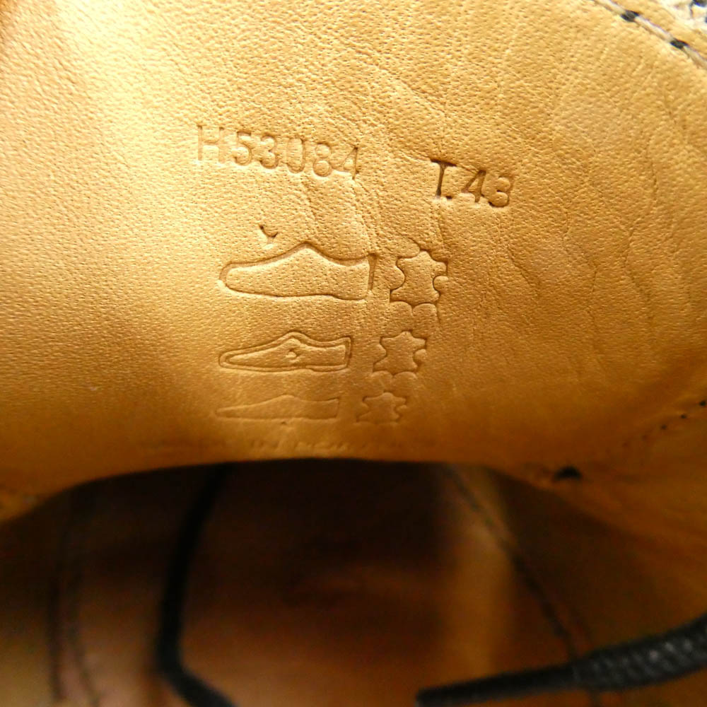 A.P.C. アーペーセー H53084 レザー プレーントゥ シューズ ブラック系 43【中古】