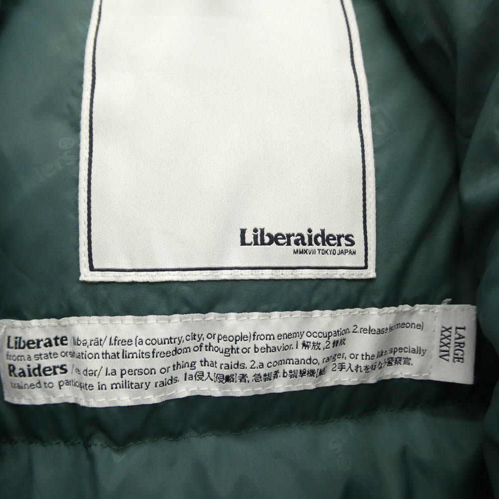 リベレイダース 740012003 MOUTAIN RANGE DAWN JACKET マウンテン レンジ ダウン ジャケット ブラック系 L【中古】