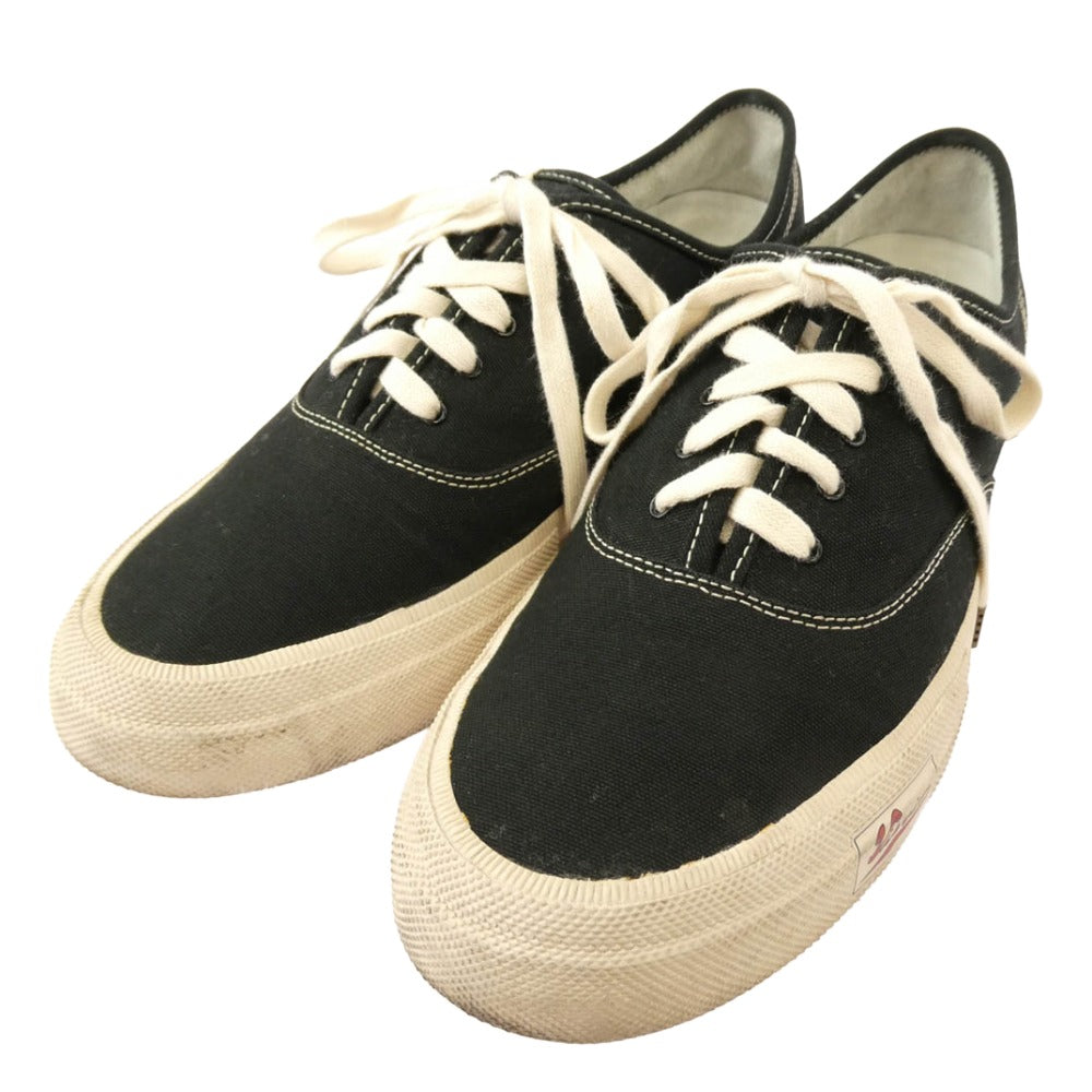 VISVIM ビズビム 120301001002 0120301001002 LOGAN DECK LO CANVAS キャンバス ローカット スニーカー ブラック系 US10【中古】