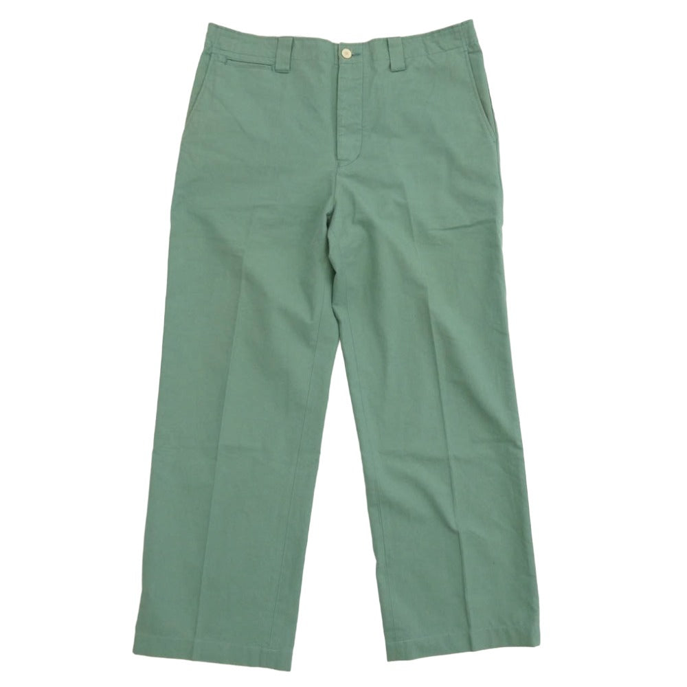 VISVIM ビズビム 23SS 123105008003 0123105008003 FIELD CHINO PANTS フィールド チノ パンツ ライトグリーン系 4【中古】