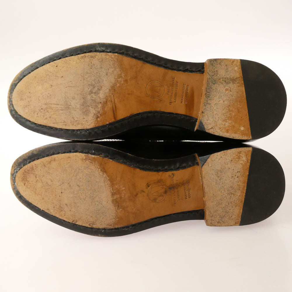 VISVIM ビズビム 116202002007 0116202002007 PATRICIAN MID WT-FOLK ウィングチップ レースアップ ブーツ ブラック系 US10【中古】