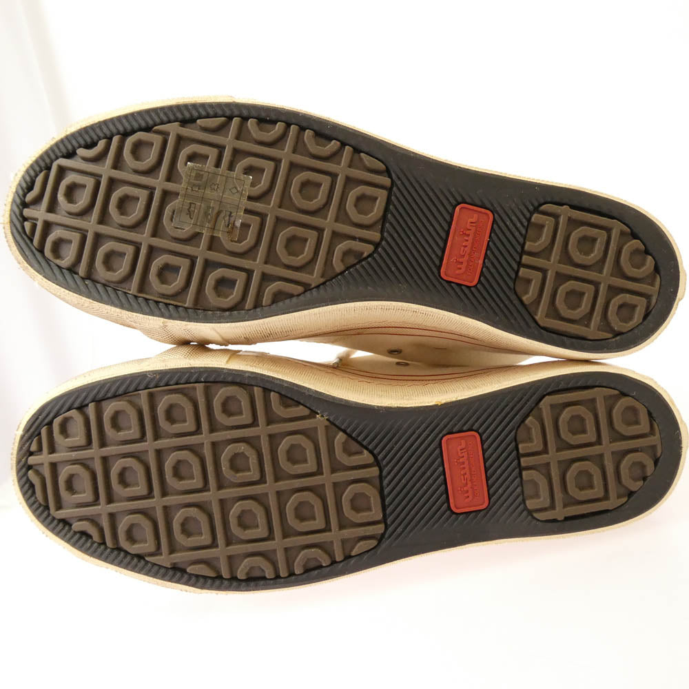 VISVIM ビズビム 120201001003 0120201001003 SKAGWAY HI PATTEN ダメージ加工 キャンバス ハイカット スニーカー ホワイト系 US10【極上美品】【中古】