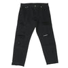 VISVIM ビズビム 20SS 222905005003 0222905005003 ICT JOURNEYMAN PANTS BLK TACKED CRASH ジャーニーマン クラッシュ ダメージ加工 デニムパンツ ブラック系 4【中古】