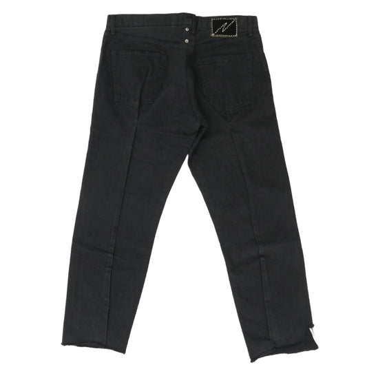 VISVIM ビズビム 20SS 222905005003 0222905005003 ICT JOURNEYMAN PANTS BLK TACKED CRASH ジャーニーマン クラッシュ ダメージ加工 デニムパンツ ブラック系 4【中古】