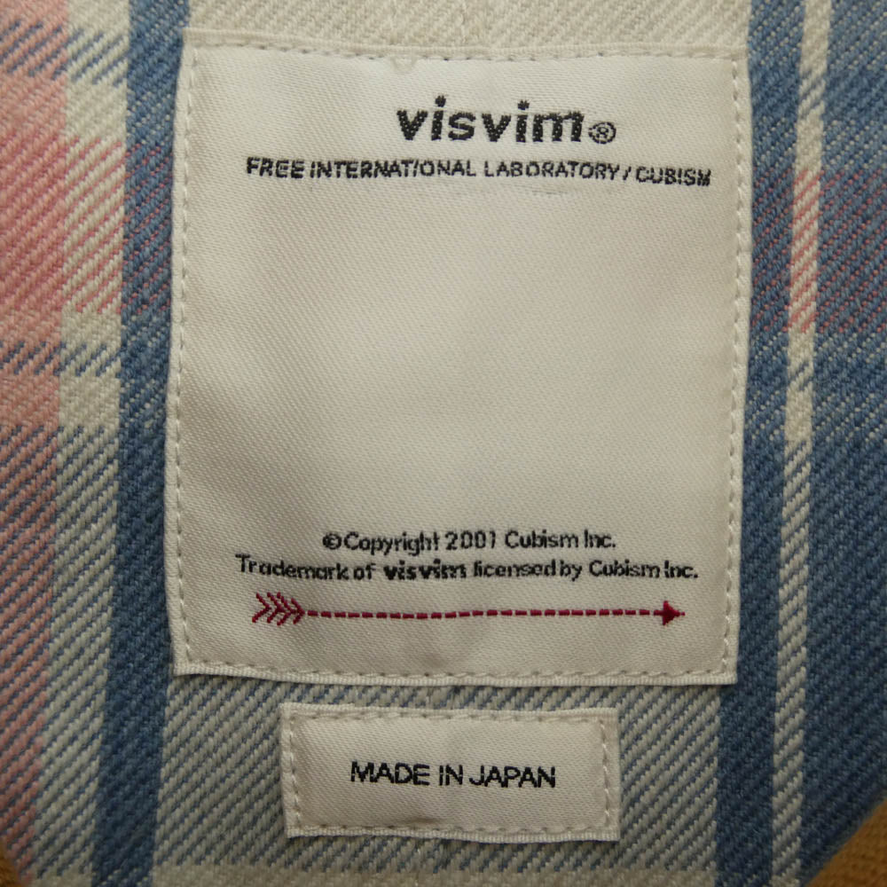 VISVIM ビズビム 22SS 122105013023 0122105013023 MACRAY COVERALL CRASH 泥染加工 ダメージ加工 カバーオール ライトブラウン系 2【中古】