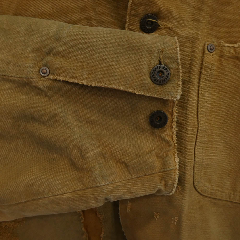 VISVIM ビズビム 22SS 122105013023 0122105013023 MACRAY COVERALL CRASH 泥染加工 ダメージ加工 カバーオール ライトブラウン系 2【中古】