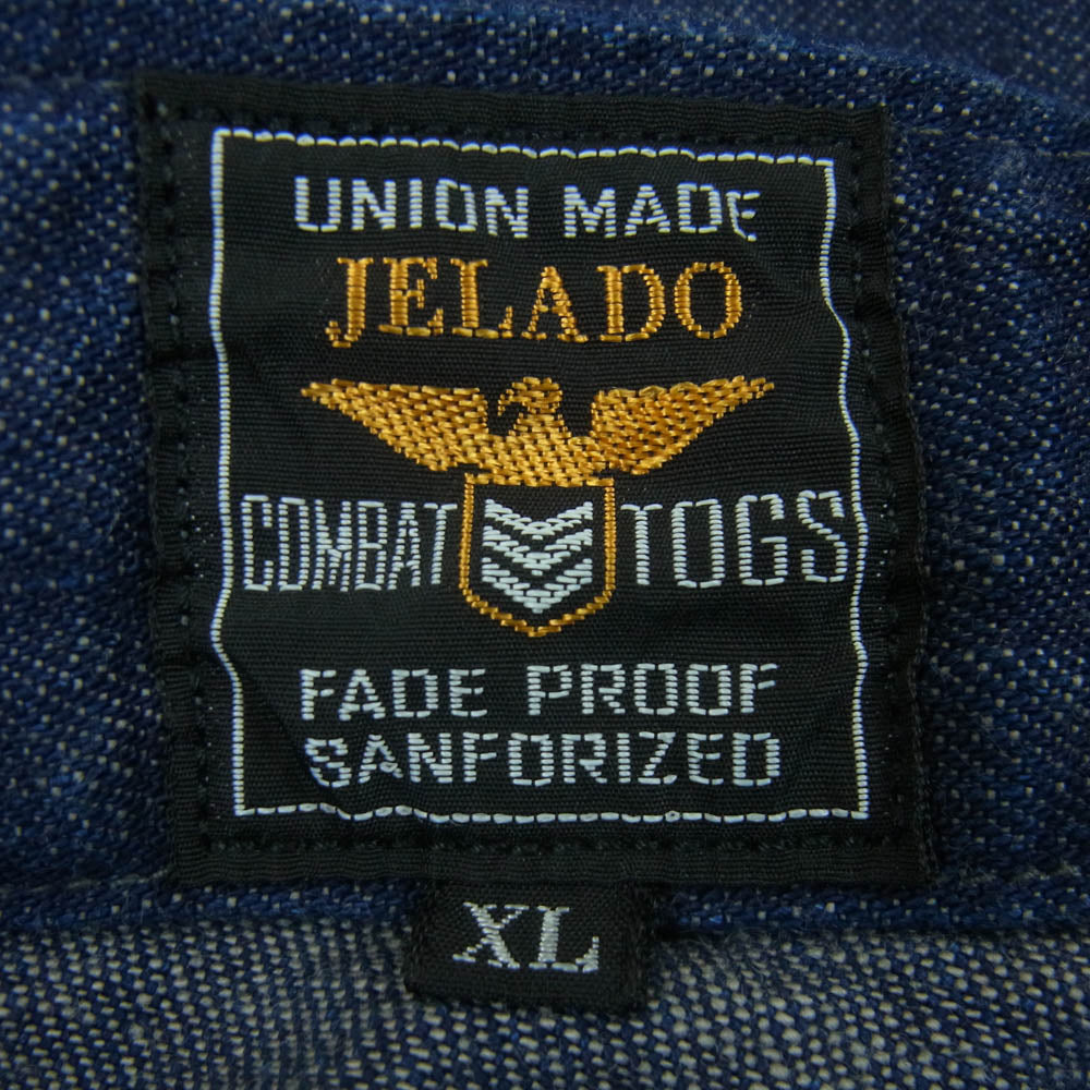 JELADO ジェラード CT11347 CM47 DENIM Baker Pants デニム ベイカー パンツ インディゴブルー系 XL【新古品】【未使用】【中古】