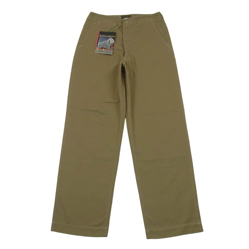 JELADO ジェラード AG94341A 41 Khaki Lastresort Chino Cloth カーキ ラストリゾート チノ クロス トラウザース パンツ カーキ系 サンドベージュ系 S【新古品】【未使用】【中古】