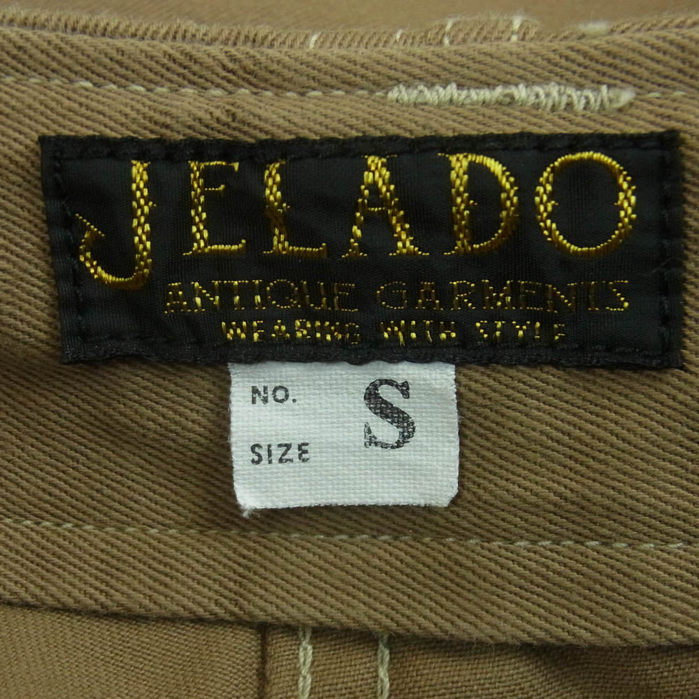 JELADO ジェラード AG94341A 41 Khaki Lastresort Chino Cloth カーキ ラストリゾート チノ クロス トラウザース パンツ カーキ系 サンドベージュ系 S【新古品】【未使用】【中古】