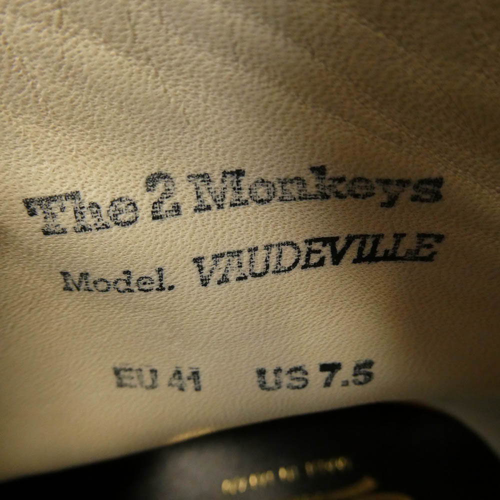 JELADO ジェラード the 2 monkeys ザ トゥーモンキーズ vaudeville ヴォードビル ワーク ブーツ ブラック系 US7.5【新古品】【未使用】【中古】