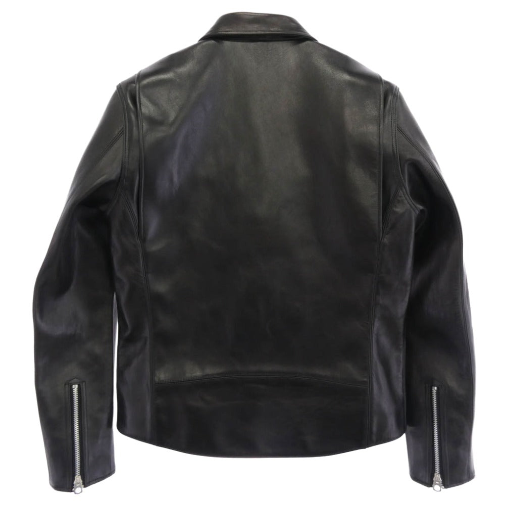 FINE CREEK LEATHERS ファインクリークレザー FCJK017 Eric Single Riders Jacket ホースハイド エリック フルベジタブルタンニン シングル ライダース ジャケット ブラック系 40【新古品】【未使用】【中古】