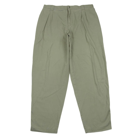 patagonia パタゴニア 雪無しタグ スナップボタン コットン パンツ マレーシア製 グレー系 グレイッシュベージュ系 L【中古】