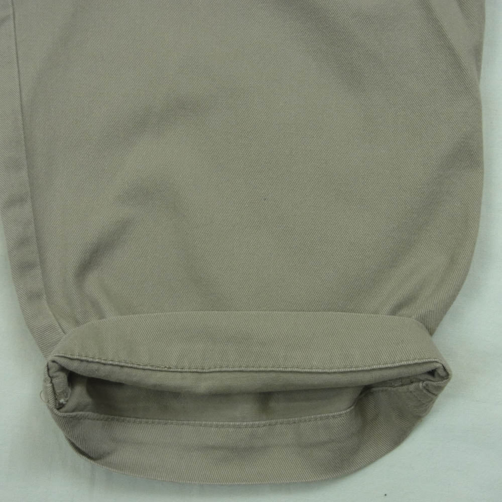 patagonia パタゴニア 雪無しタグ スナップボタン コットン パンツ マレーシア製 グレー系 グレイッシュベージュ系 L【中古】