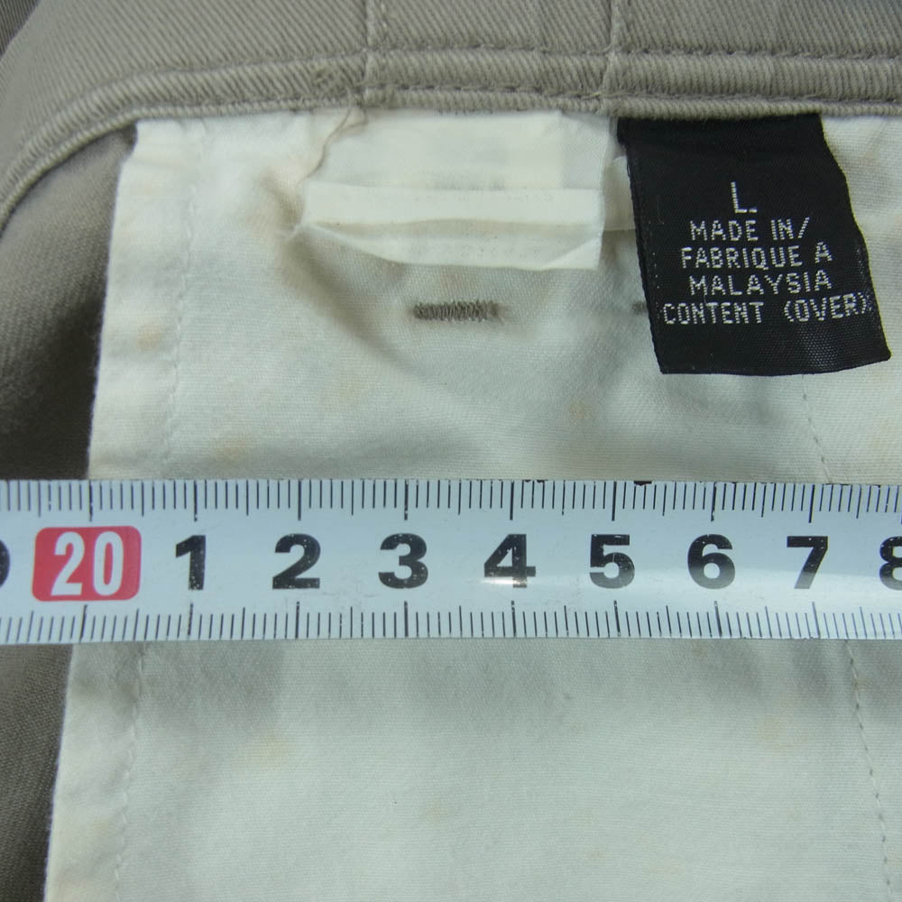 patagonia パタゴニア 雪無しタグ スナップボタン コットン パンツ マレーシア製 グレー系 グレイッシュベージュ系 L【中古】