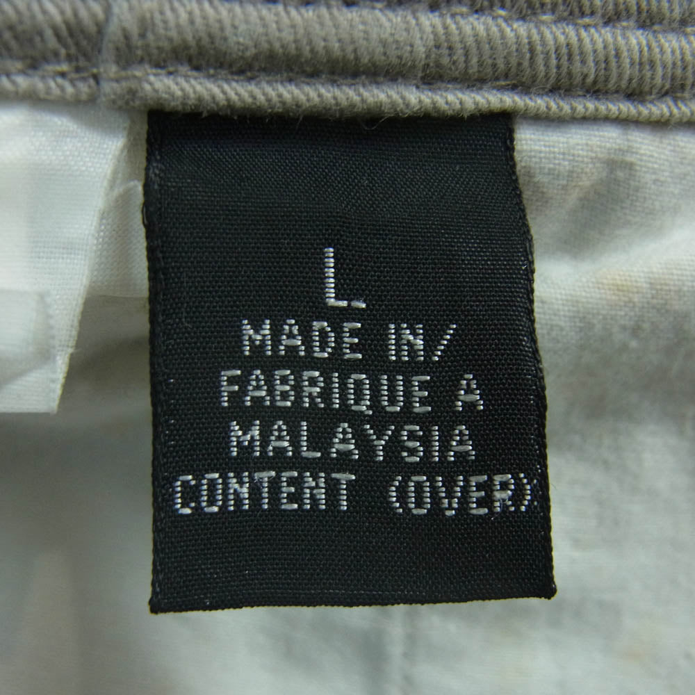 patagonia パタゴニア 雪無しタグ スナップボタン コットン パンツ マレーシア製 グレー系 グレイッシュベージュ系 L【中古】