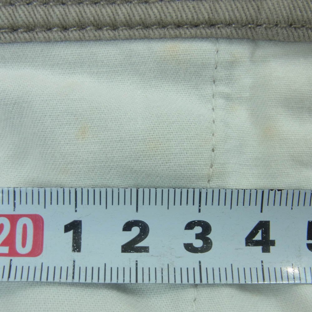 patagonia パタゴニア 雪無しタグ スナップボタン コットン パンツ マレーシア製 グレー系 グレイッシュベージュ系 L【中古】