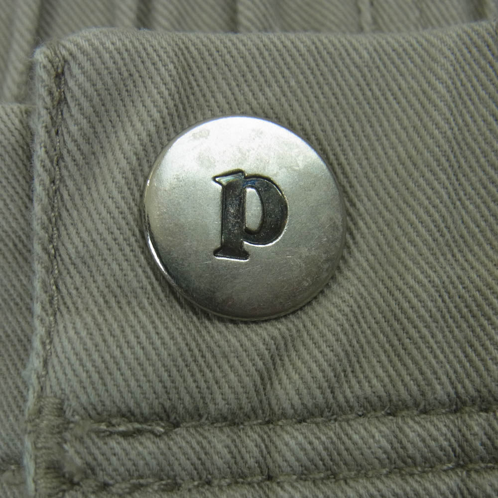 patagonia パタゴニア 雪無しタグ スナップボタン コットン パンツ マレーシア製 グレー系 グレイッシュベージュ系 L【中古】