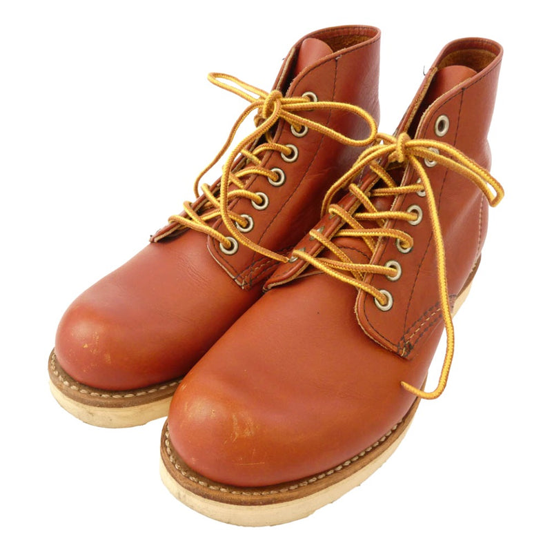 RED WING レッドウィング 8166 IRISH SETTER 6-inch Classic Round アイリッシュセッター 6インチ クラシックラウンド ブーツ エンジ系 22cm【中古】