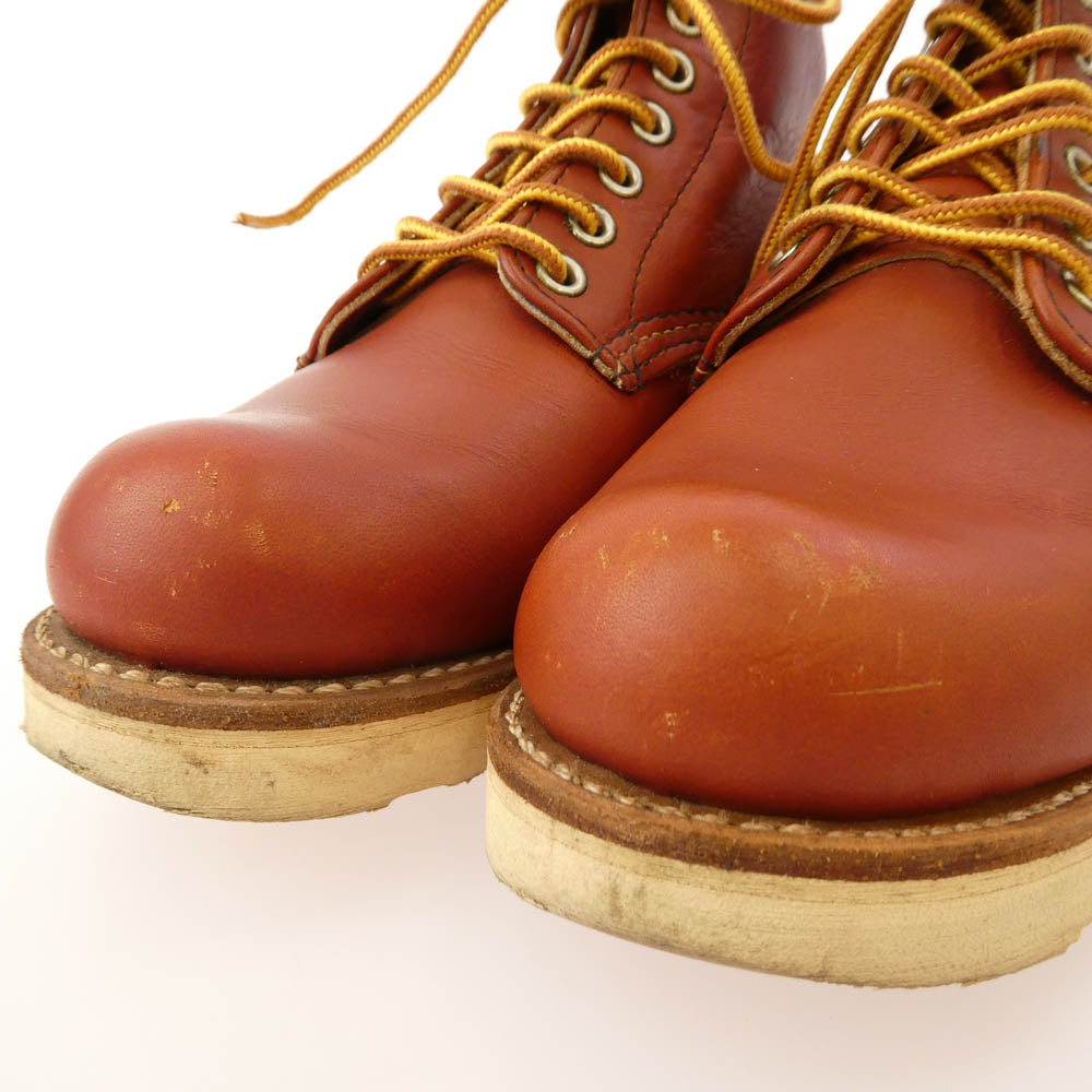 RED WING レッドウィング 8166 IRISH SETTER 6-inch Classic Round アイリッシュセッター 6インチ クラシックラウンド ブーツ エンジ系 22cm【中古】