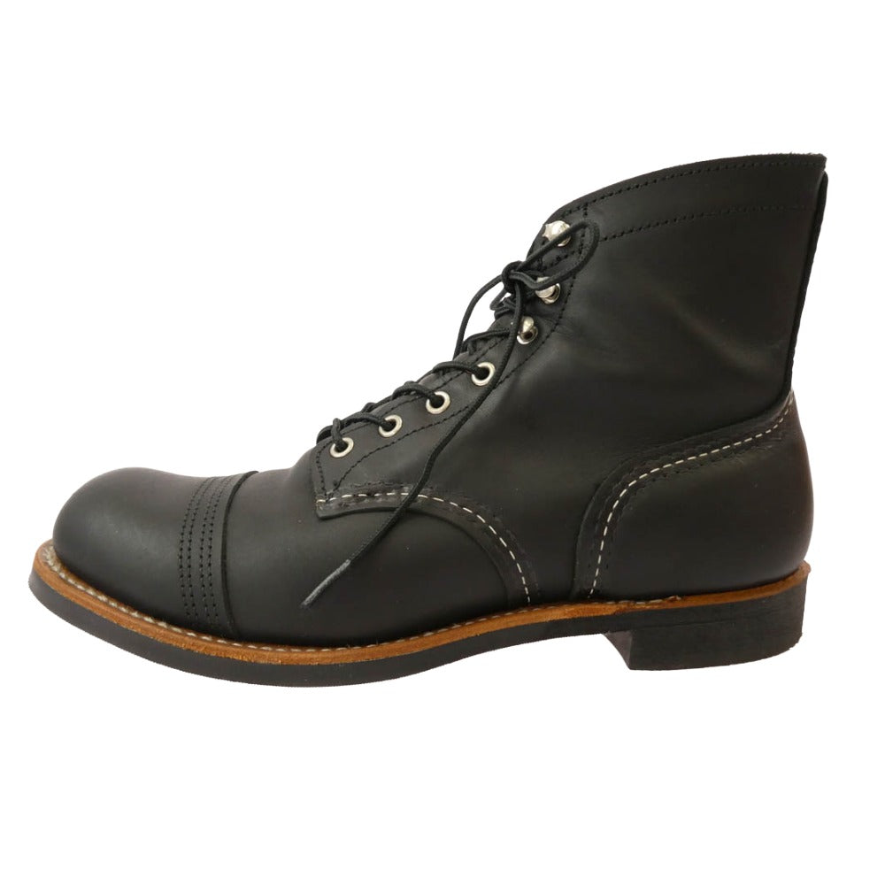 RED WING レッドウィング 8084 USA製 Iron Ranger アイアンレンジャー ワーク ブーツ ブラック系 27cm【中古】