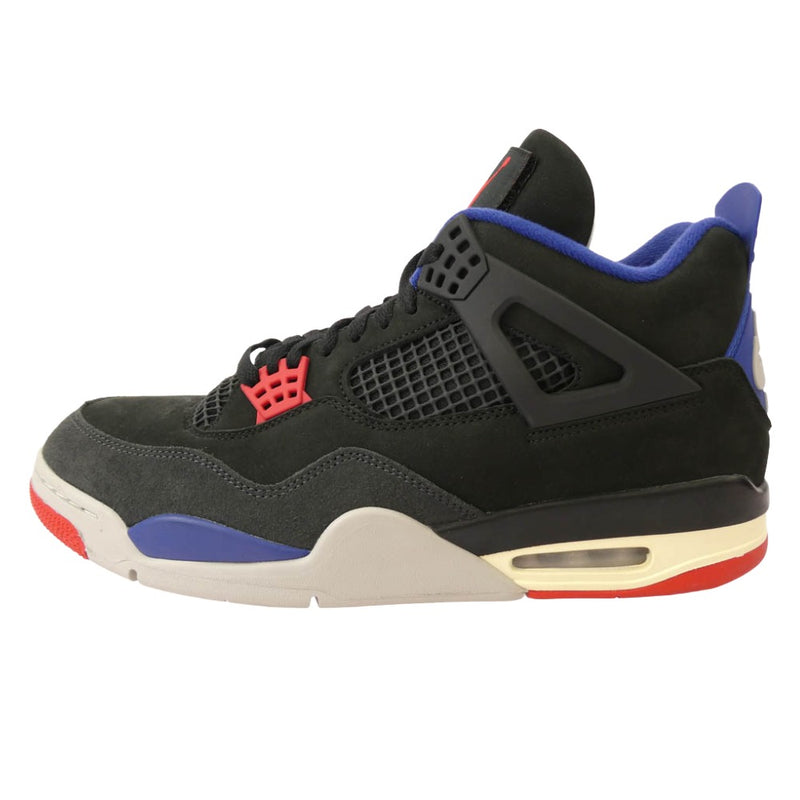 NIKE ナイキ FV5029-003 Air Jordan 4 Rare Air Gold Lettering エアジョーダン4 レアエア ゴールドレタリング ハイカット スニーカー ブラック系 ブルー系 30cm【中古】