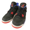 NIKE ナイキ FV5029-003 Air Jordan 4 Rare Air Gold Lettering エアジョーダン4 レアエア ゴールドレタリング ハイカット スニーカー ブラック系 ブルー系 30cm【中古】