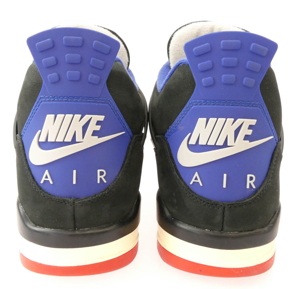 NIKE ナイキ FV5029-003 Air Jordan 4 Rare Air Gold Lettering エアジョーダン4 レアエア ゴールドレタリング ハイカット スニーカー ブラック系 ブルー系 30cm【中古】