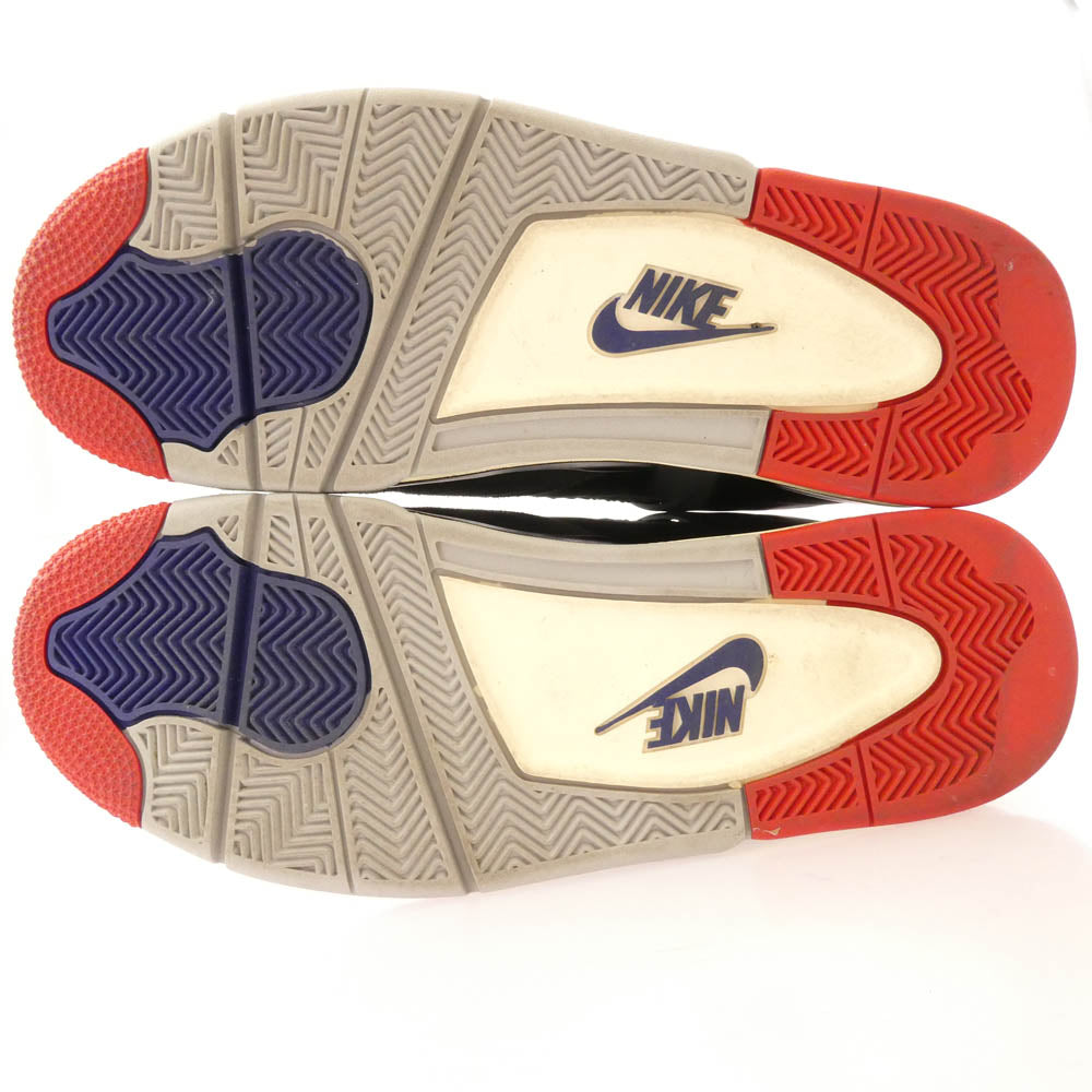 NIKE ナイキ FV5029-003 Air Jordan 4 Rare Air Gold Lettering エアジョーダン4 レアエア ゴールドレタリング ハイカット スニーカー ブラック系 ブルー系 30cm【中古】