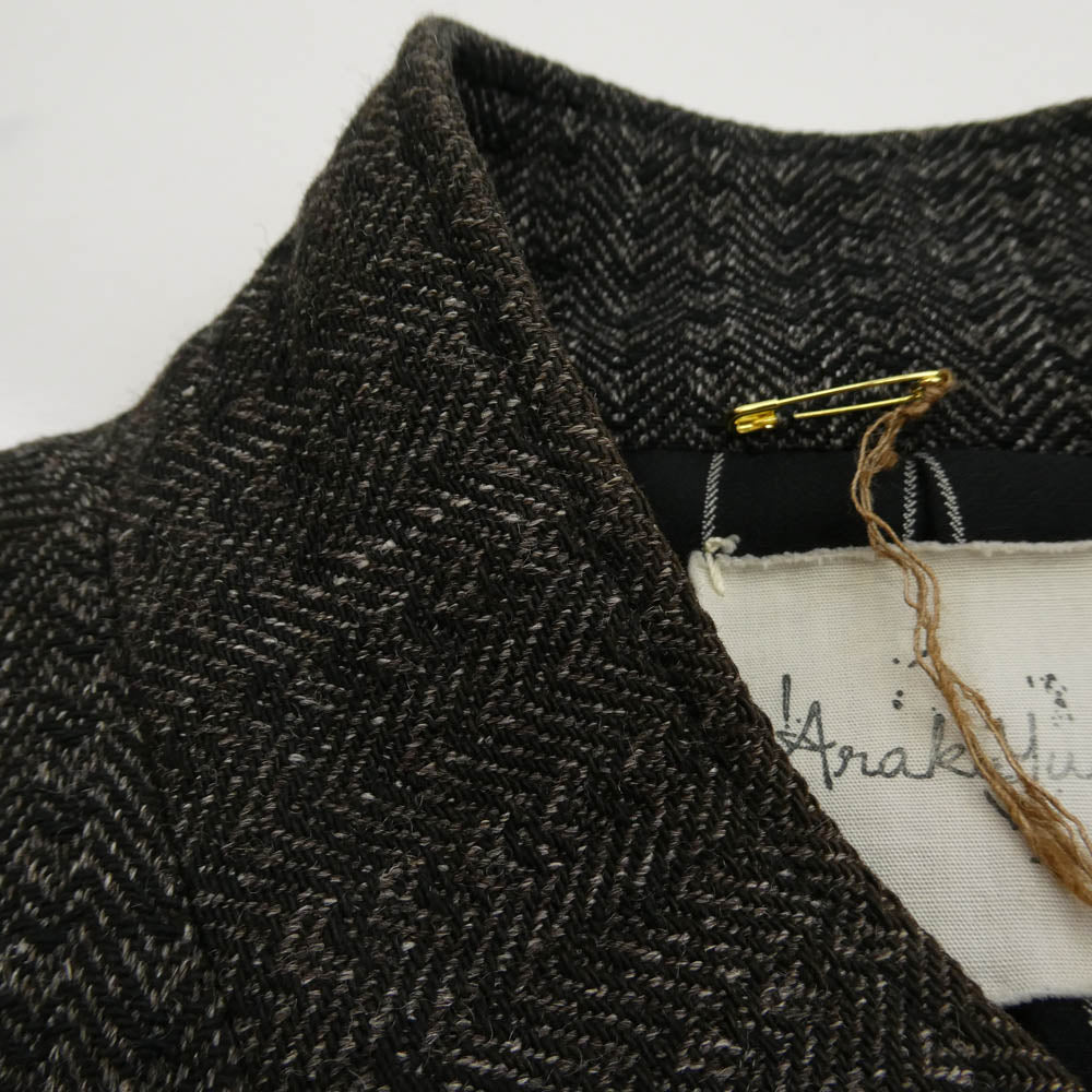アラキユウ FTC01 TTKOWCL ATELIER COAT IN SPECIAL FABRIC ヘリンボーン アトリエコート イン スペシャルファブリック グレー系 1【中古】