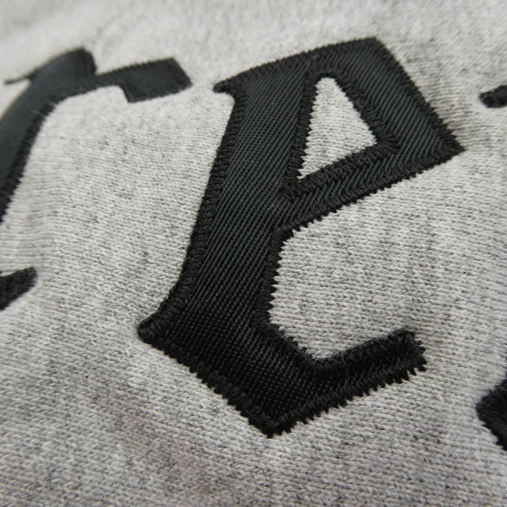 Supreme シュプリーム 16AW Old English Hood Logo Zip Up Sweat オールド イングリッシュ フード ロゴ ジップアップ スウェットパーカー グレー系 M【中古】