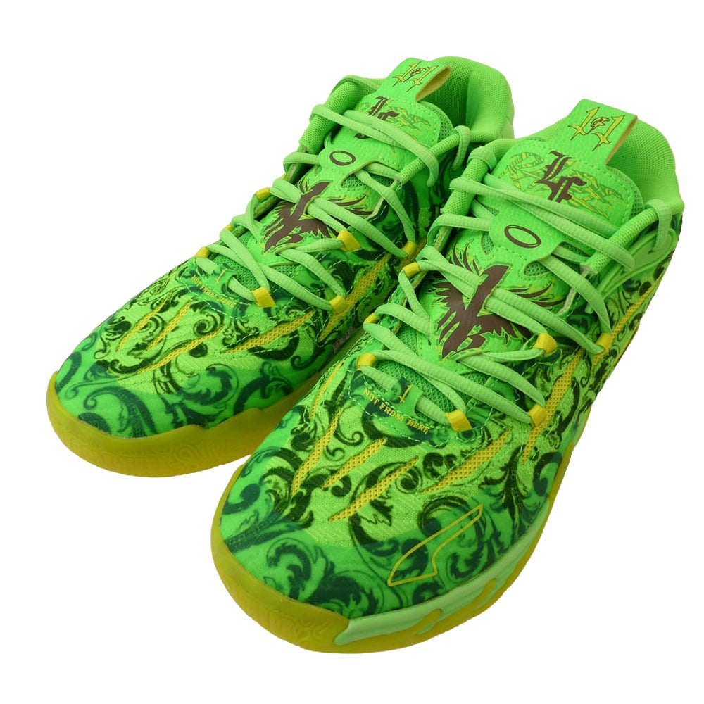 PUMA プーマ 379233 01 MB.03 LaFrance LaMelo Ball ラフランス ラメロ・ボール スニーカー グリーン系 26.5cm【中古】