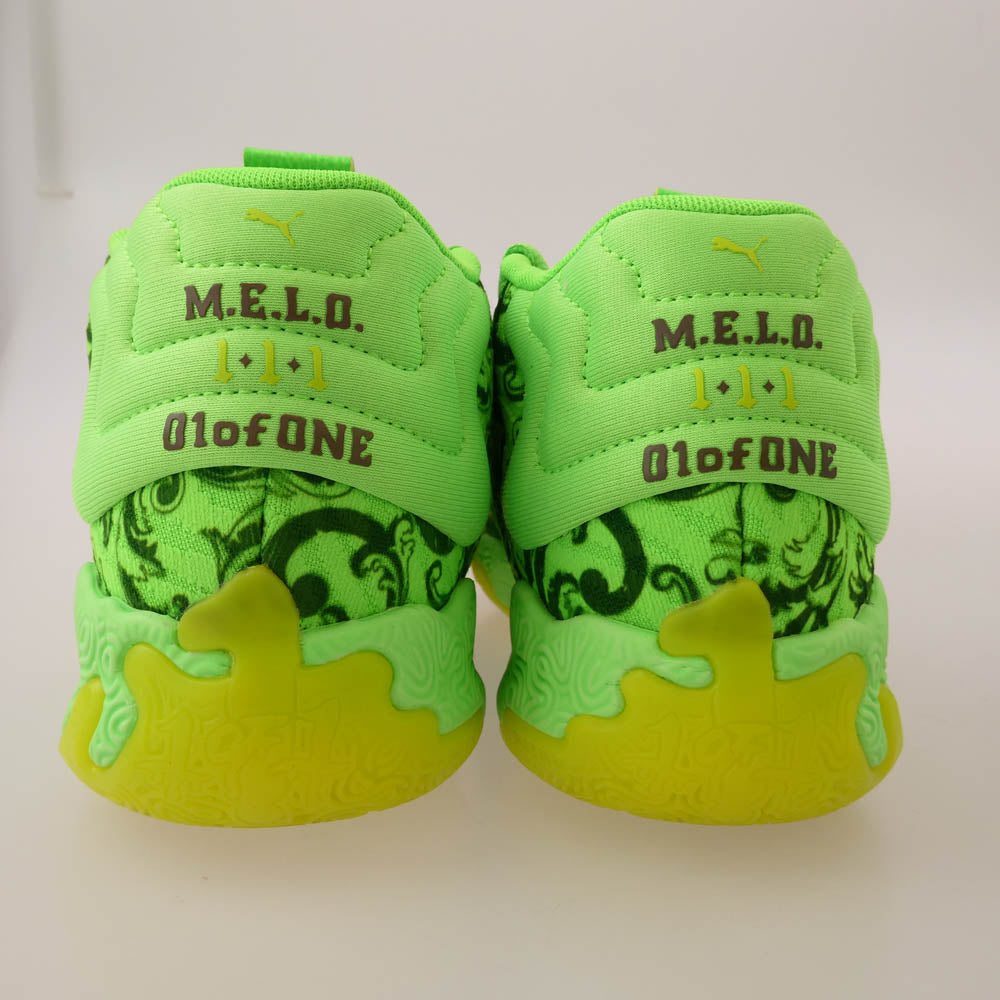 PUMA プーマ 379233 01 MB.03 LaFrance LaMelo Ball ラフランス ラメロ・ボール スニーカー グリーン系 26.5cm【中古】