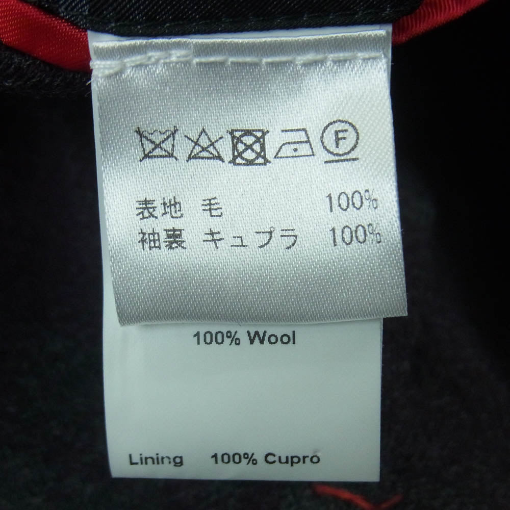 イザイア イタリア製 POMPEI ポンペイ チェック柄 ウール テーラード ジャケット グレー系 ワインレッド系 48【極上美品】【中古】
