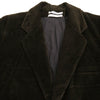 クリスタセヤ 05EN-CR-BR イタリア製 OVERSIZED BLAZER オーバーサイズ ブレザー コーデュロイ 2B テーラードジャケット ブラック系 S【極上美品】【中古】