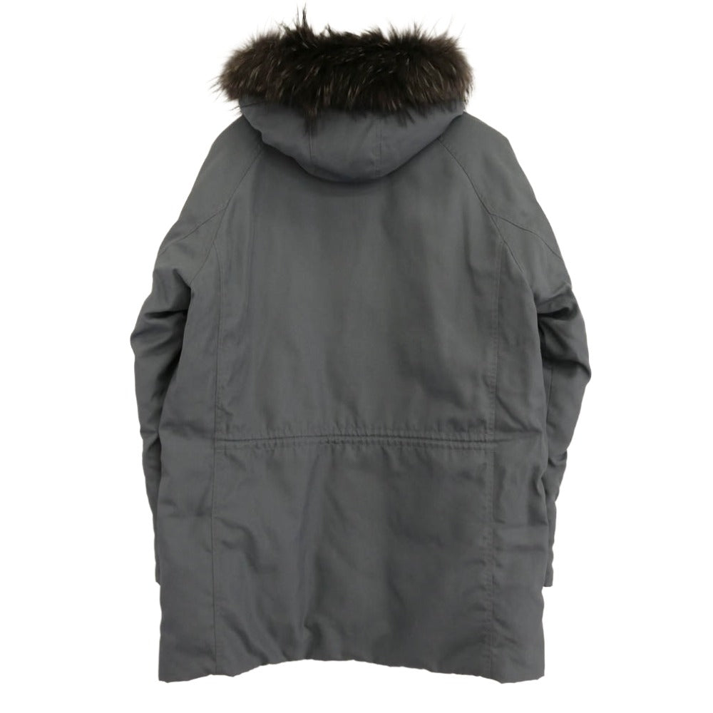 TATRAS タトラス 20AW MTK20A4191 NESTORE ネストーレ ラクーンファーフード ダウンコート ダウンジャケット ブルー系 05【中古】